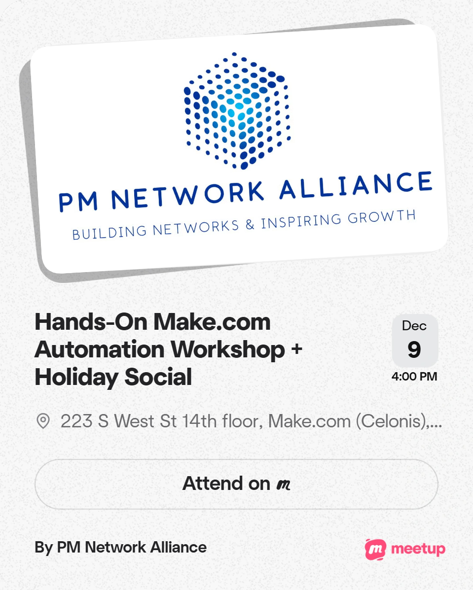 Make Automation Workshop Banner